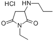 1-ETHYL-3-(PROPYLAMINO)-2,5-PYRROLIDINEDIONE HYDROCHLORIDE|