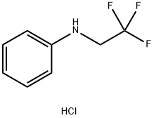 N-(2,2,2-トリフルオロエチル)アニリン塩酸塩 化学構造式