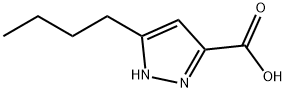 5-Butyl-1H-pyrazole-3-carboxylic acid 结构式