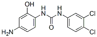 5-アミノ-2-[3-(3,4-ジクロロフェニル)ウレイド]フェノール 化学構造式
