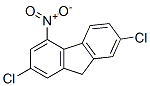 2,7-dichloro-4-nitro-9H-fluorene 化学構造式