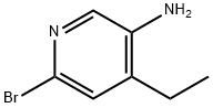 6-BROMO-4-ETHYLPYRIDIN-3-AMINE Struktur