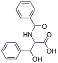 2-benzamido-3-hydroxy-3-phenyl-propanoic acid Structure