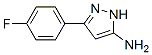 5-(4-FLUOROPHENYL)-2H-PYRAZOL-3-YLAMINE Structure