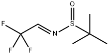 (S,E)-2-甲基-N-(2,2,2-三氟亚乙基)丙烷-2-亚磺酰胺, 929642-48-8, 结构式
