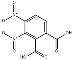 3,4-二硝基-1,2-对苯二甲酸 结构式