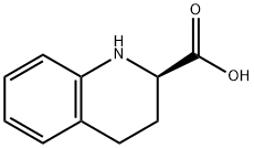 (R)-1,2,3,4-四氢喹啉-2-羧酸 结构式