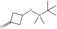 Cyclobutanone, 3-[[(1,1-dimethylethyl)dimethylsilyl]oxy]- Structure
