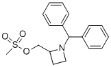 1-BENZHYDRYL-2-METHANESULFONYLOXYMETHYL-AZETIDINE Structure