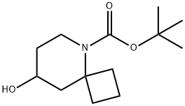 N-Boc-8-hydroxy-5-azaspiro[3.5]nonane Struktur