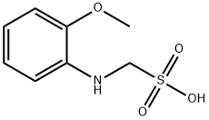 [(2-methoxyphenyl)amino]methanesulphonic acid Struktur
