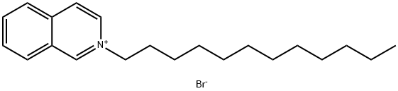 月桂基异喹啉氮鎓溴化物, 93-23-2, 结构式
