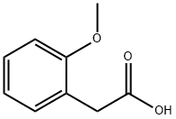 2-Methoxyphenylacetic acid Structure