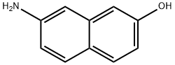 7-amino-2-naphthol Struktur