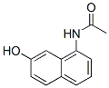 N-(7-hydroxynaphthalen-1-yl)acetamide 化学構造式
