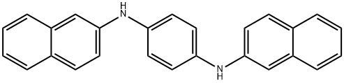 N,N'-Di-2-naphthyl-p-phenylenediamine Struktur