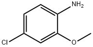 4-クロロ-2-メトキシアニリン 化学構造式