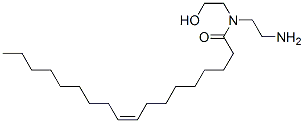 (Z)-N-(2-aminoethyl)-N-(2-hydroxyethyl)-9-octadecenamide Structure
