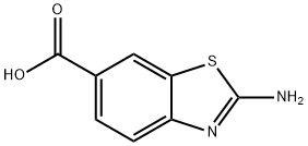 2-氨基苯并噻唑-6-甲酸,93-85-6,结构式