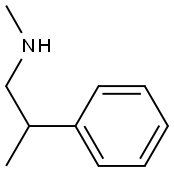 苯丙甲胺, 93-88-9, 结构式