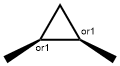 (1R,2S)-1,2-ジメチルシクロプロパン 化学構造式