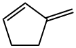 3-methylidenecyclopentene Structure