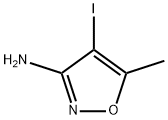 3-Amino-4-iodo-5-methylisoxazole 化学構造式
