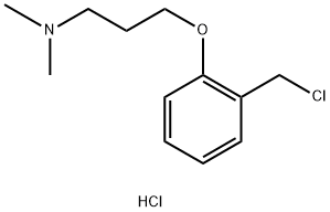 3-[2-(Chloromethyl)phenoxy]-N,N-dimethylpropylamine hydrochloride Structure