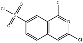 1,3-DICHLOROISOQUINOLINE-7-SULFONYL CHLORIDE Struktur
