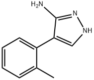 4-(4-METHYL-PHENYL)-2H-PYRAZOL-3-YL AMINE Struktur