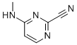 4-(METHYLAMINO)PYRIMIDINE-2-CARBONITRILE Structure