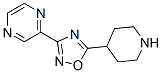 2-(5-PIPERIDIN-4-YL-1,2,4-OXADIAZOL-3-YL)PYRAZINE Struktur
