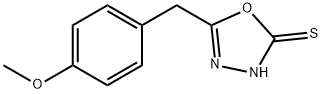 5-(4-METHOXYBENZYL)-1,3,4-OXADIAZOLE-2-THIOL 结构式