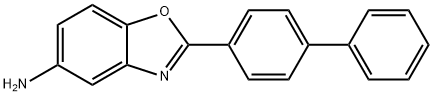 [2-(4-苯基苯基)-1,3-苯并恶唑-5-基]胺 结构式