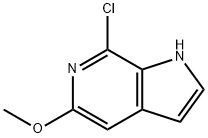 7-CHLORO-5-METHOXY-6-AZAINDOLE Structure