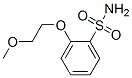 邻-(2-甲氧基乙氧基)苯磺酰胺 结构式