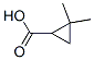 2,2-ジメチルシクロプロパンカルボン酸 化学構造式