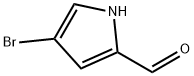4-ブロモ-1H-ピロール-2-カルボキシアルデヒド 化学構造式