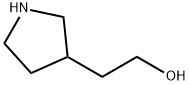 3-ピロリジンエタノール 化学構造式