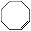 环辛烯,931-87-3,结构式