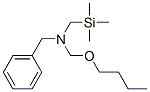 N-(Butoxymethyl)-N-(trimethylsilylmethyl)-benzylamine 结构式