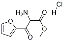 2-Furanpropanoic acid, a-aMino-b-oxo-, Methyl ester, hydrochloride Structure