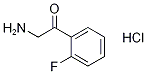2-氨基-1-(2-氟苯基)乙酮盐酸盐,93102-96-6,结构式