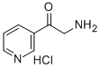 2-氨基-1-(吡啶-3-基)乙酮盐酸盐 结构式