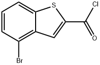4-Bromo-1-benzothiophene-2-carbonyl chloride Structure
