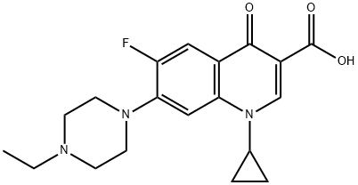 エンロフロキサシン 化学構造式