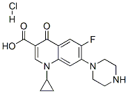 シプロフロキサシン·塩酸塩 化学構造式