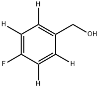 4-フルオロベンジル-2,3,5,6-D4アルコール 化学構造式