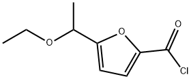 2-Furoyl chloride, 5-(1-ethoxyethyl)- (7CI) Structure