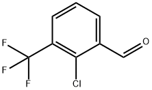 2-クロロ-3-(トリフルオロメチル)ベンズアルデヒド 化学構造式